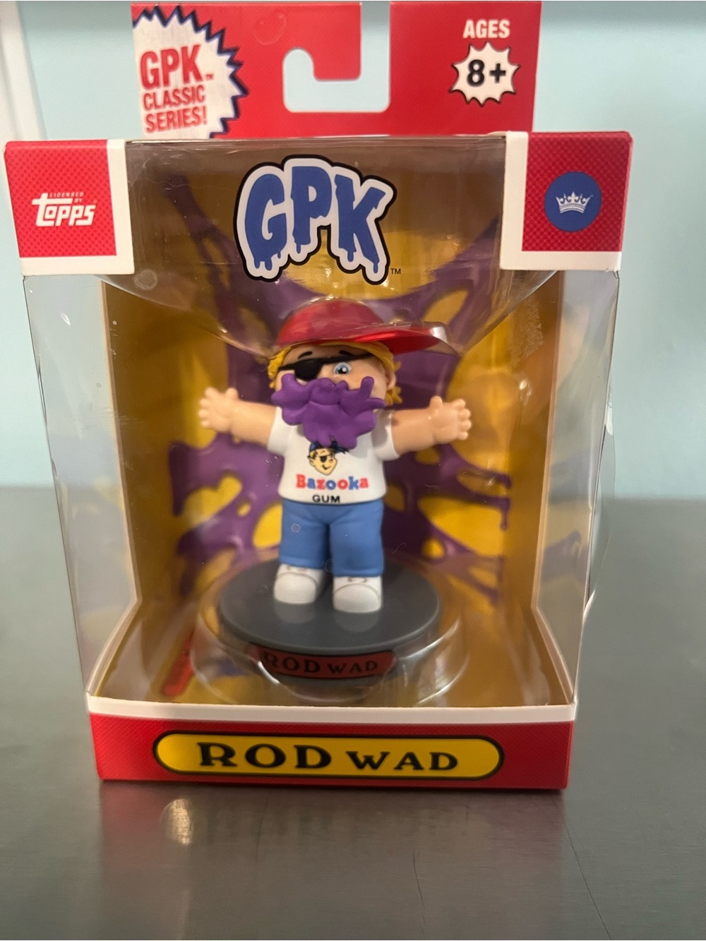 New in Box Topps Garbage Pail Kids “Rod Wad” Figure